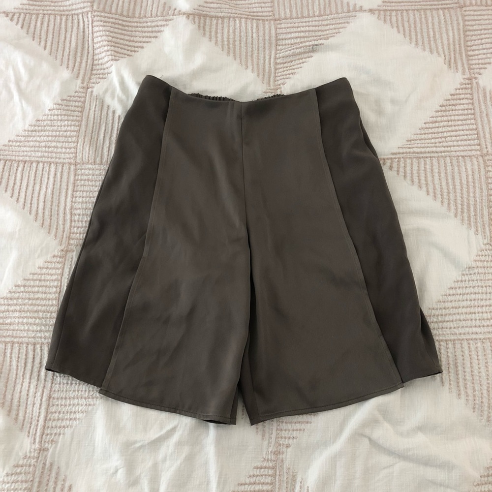 Topshop Forest Green Casual Pants
